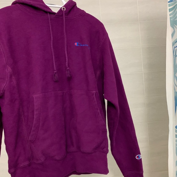 Dark purple champion hoodie - Picture 4 of 7
